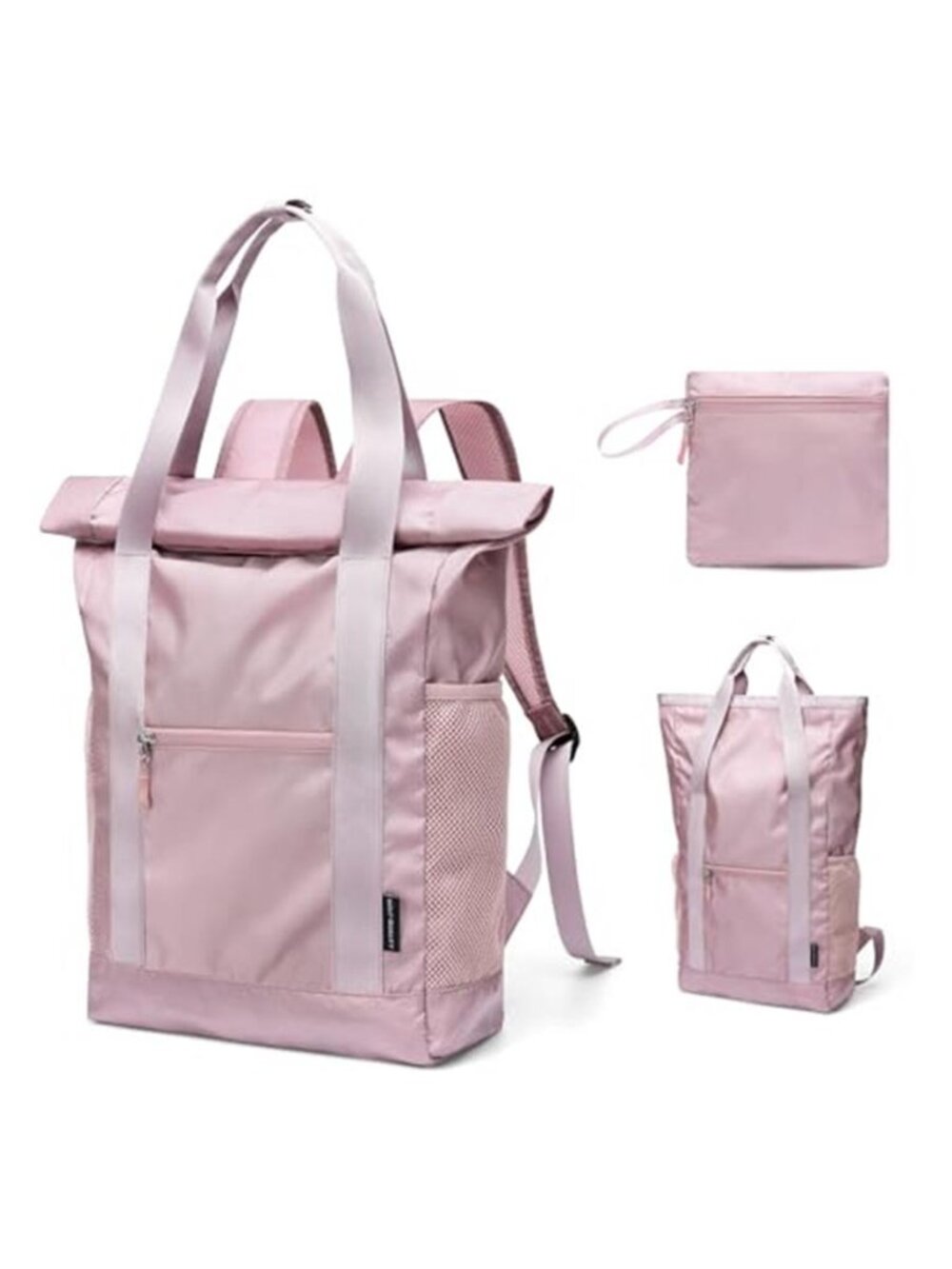 Foldable Tote Backpack Lightweight Travel Carry On Water Resistant Daypack